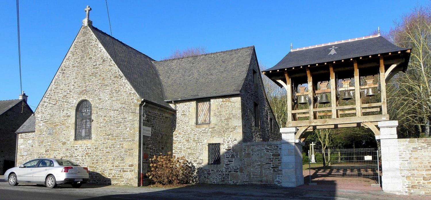 Photo du centre de Romagné à proximité de Fougères