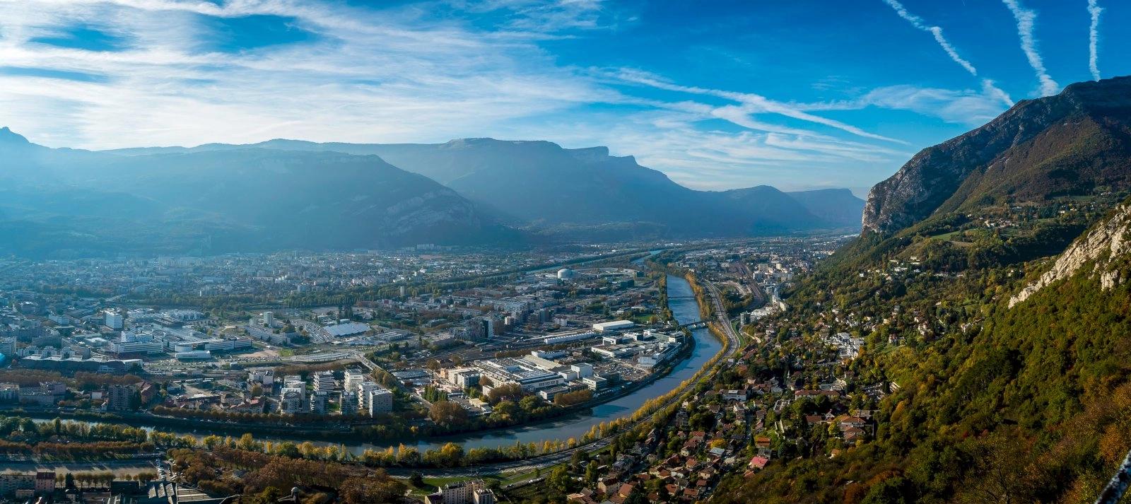 Photo du centre de Saint-Egrève à proximité de Grenoble