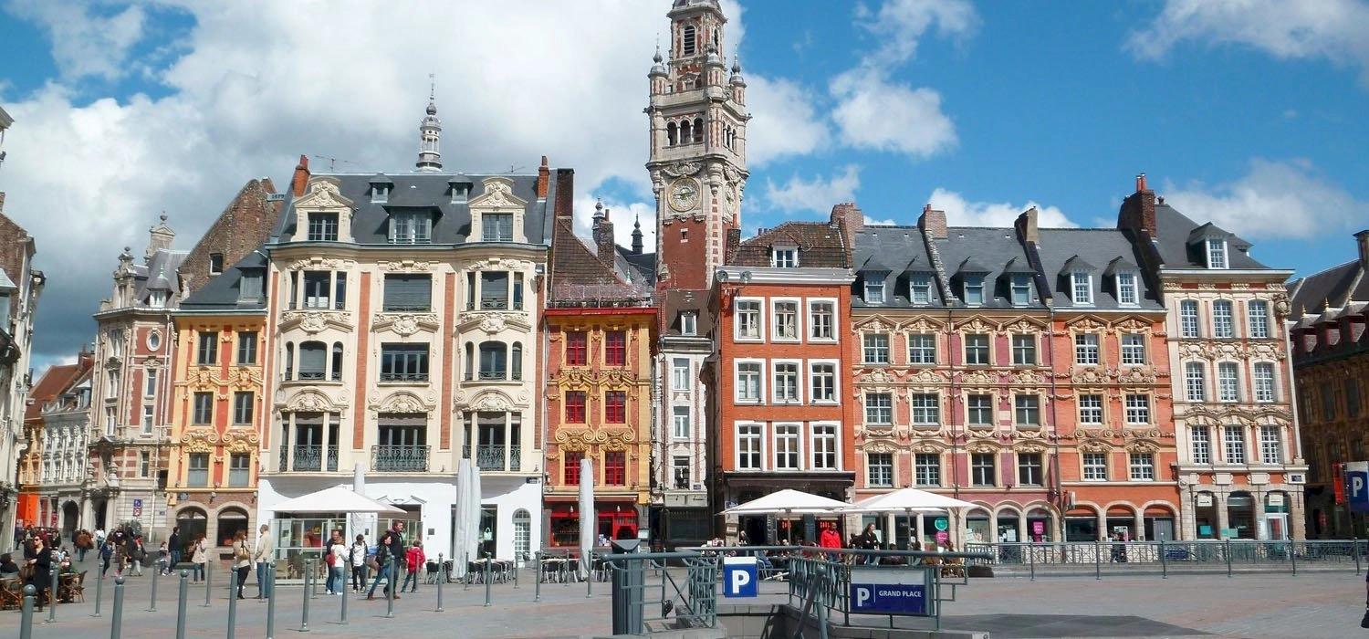 Photo du centre de Sainghin-en-Mélantois à proximité de Lille