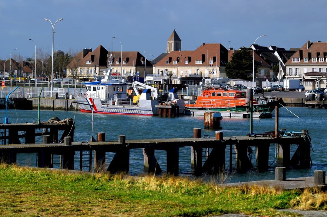 Photo du centre de Ouistreham à proximité de Caen