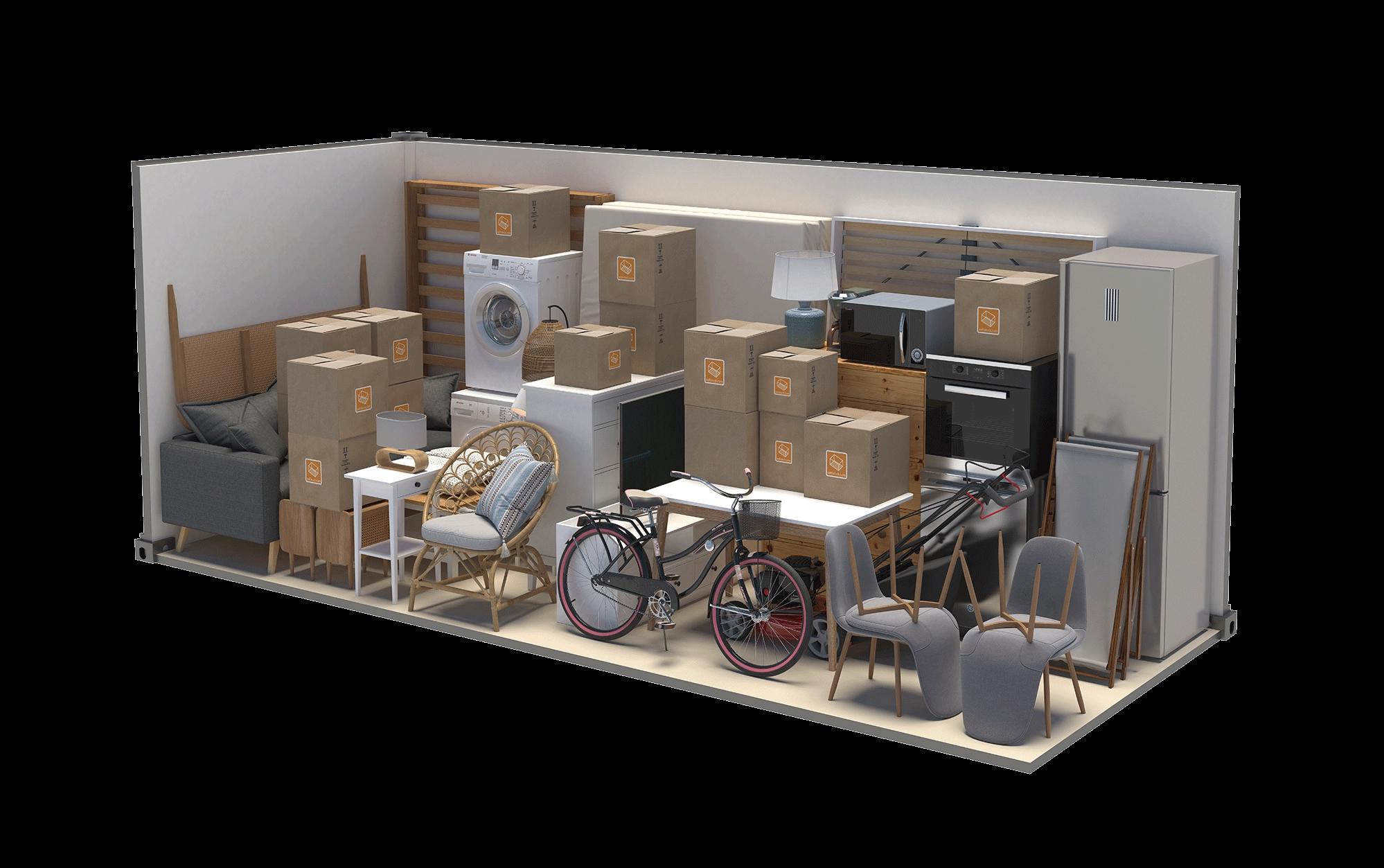 Image du box de 14m2 pour 33m3 Image du box de 14m2 pour 33m3